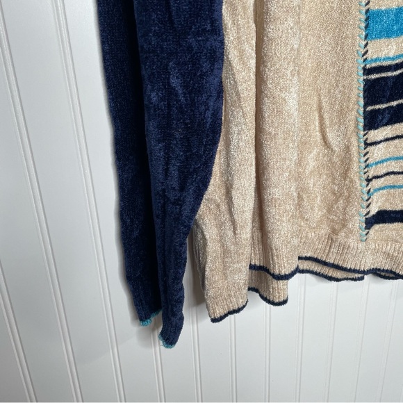 Vintage Johnny Blaze Y2K Surfer Skater Cross Pattern Sweater - Picture 5 of 12